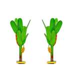 Simonart And Printing Artificial Banana Tree Home Decor 